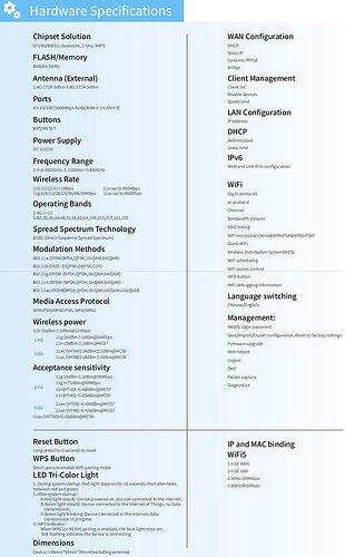 Banana Pi BPI-Wifi5 new spec