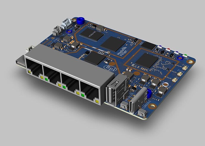 Banana Pi BPI-R2 Mini 3D１