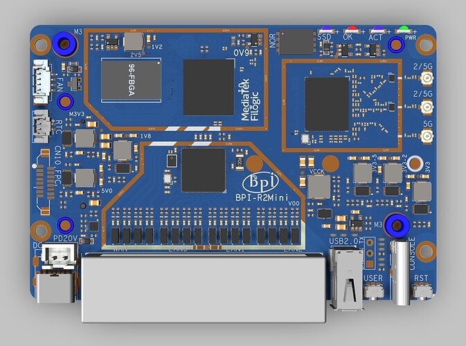Banana Pi BPI-R2 Mini 3Ｄ２