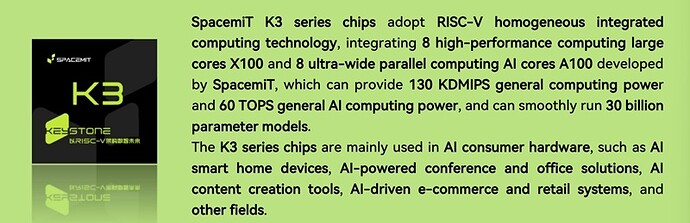 SpacemiT K3 AI chip