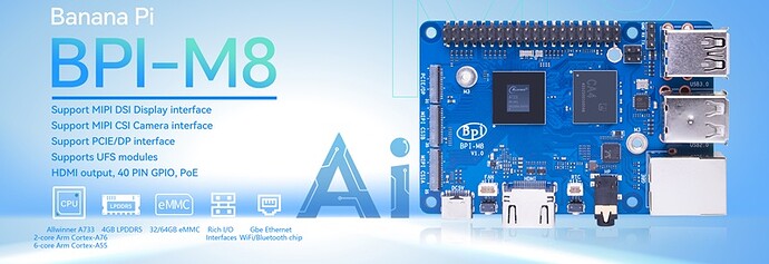 Banana Pi BPI-M8 banner
