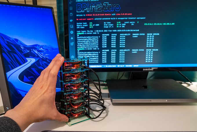 Now This Is Tiny BananaPi M2 Zero Cluster With 24 Cores 3 GB RAM And 