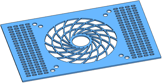 BPI-R4 TopCover (Nacuta Fan Grill)